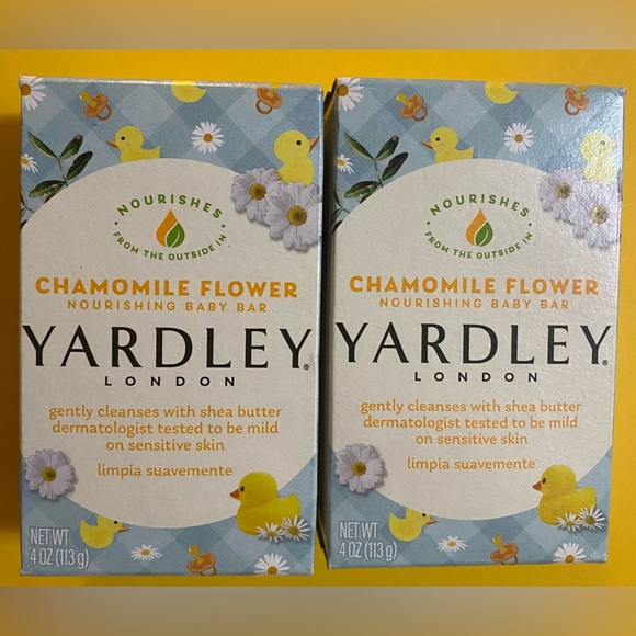 Bundle of YARDLEY LONDON CHAMOMILE FLOWER NOURISHING BABY BAR - Picture 3 of 5